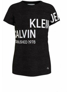 Футболка детская Calvin Klein Inst Hero Logo T-Shirt бежевый 146