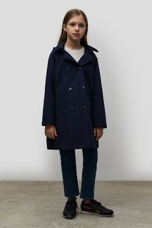 Плащ детский BAON BK0823001, DARK NAVY, 146