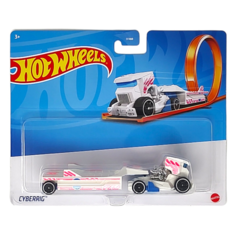 Машинки Hot Wheels Cyberrig 1:64, белый, 16,5 см