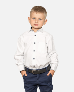 Рубашка детская Imperator Frant 1, белый, 98