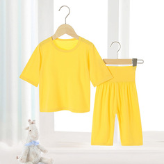 Пижама детская Happy Leo FGYY4-396, желтый, 92