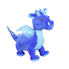 Мягкая игрушка To-ma-to Дракон синий, 30 см