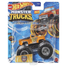 Машинка Hot Wheels Monster Trucks 1956 Hi-Tail Hauler 1:64 коричневый, 15,5 см