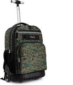 Рюкзак на колесах TILAMI GREEN CAMOUFLAGE TL0022-141