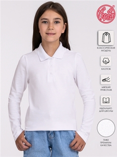 Поло детское Апрель 1ДДПД4106090, белый, 140