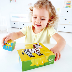 Hape головоломка, "Джунгли", 6 вариантов картинок