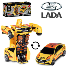 Машинка фрикционная LADA Vesta- трансформер 2в1 ТМ AUTODRIVE, машинка-робот, JB0404767