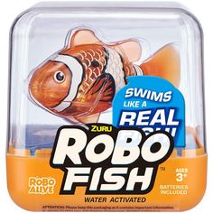 Интерактивная игрушка ZURU RoboAlive Robo Fish плавающая рыбка