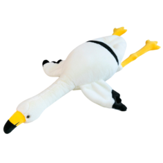 Мягкая игрушка-подушка Nano Shot Фламинго обнимашка белый, 50 см