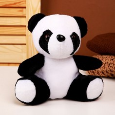 Мягкая игрушка Панда, 19 см, черный No Brand