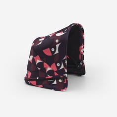 Капюшон сменный для коляски Bugaboo Donkey 5 sun canopy Animal Explorer PINK/RED