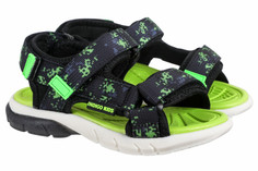 Сандалии Indigo kids 22-707C_31, черный-зеленый, 31