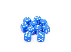 Набор кубиков STUFF PRO d6 (10 шт, 16мм, стандарт) синие