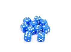 Набор кубиков STUFF PRO d6 (10 шт, 16мм, стандарт) синие