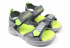 Сандалии Indigo kids 25-014B_29, серый-зеленый, 29