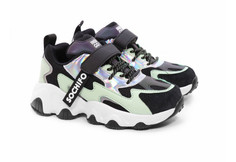 Кроссовки Indigo kids 92-340_37, черный-ментол, 37