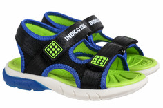 Сандалии Indigo kids 22-705C_27, черный-зеленый, 27