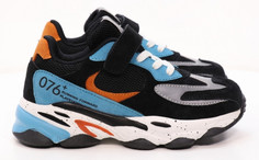 Кроссовки Indigo kids 92-220_33, черный-голубой, 33