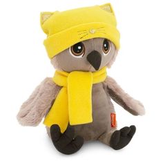 Мягкая игрушка Orange Toys Life Сова Соня: Шапка Котёнок 25 см