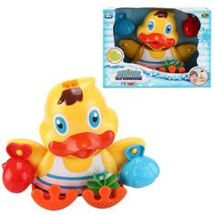 Набор игрушек для ванной ABtoys Веселое купание Утенок-мельница (3 предмета)