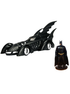 Машина Jada Toys Бэтмобиль с фигуркой Бэтмен Batman открывающаяся кабина, 25х8, 5х13 см