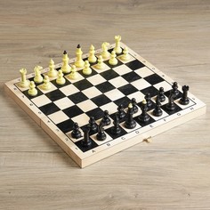 Настольная игра 3 в 1 "Классическая": нарды, шахматы, шашки, доска 40 х 40 см No Brand