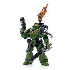 Фигурка JOYTOY подвижная Warhammer 40000 Salamanders Intercessors Sergeant Tsekgan