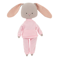 Мягкая игрушка классическая Зайка Люси в розовом спортивном костюме Orange Toys 30 см