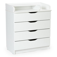 Детский комод BEBIZARO FAMOUS WHITE PREMIUM