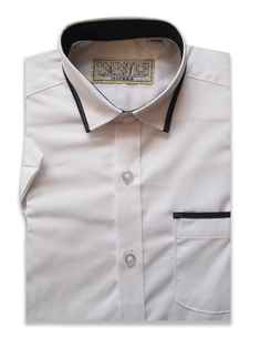 Рубашка детская Tsarevich PT2000/7a-K, белый, 128