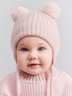 Шапка детская Happy Baby 89076, pink, 46