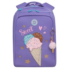 Рюкзак школьный GRIZZLY с карманом для ноутбука 13, 2 отделения, для девочки, RG-466-3 2