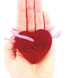 Деревянная головоломка "Разбитое сердце 1" Планета головоломок