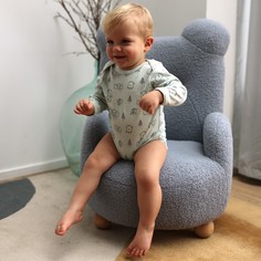 Боди детское MOWbaby 6182, blue, 56
