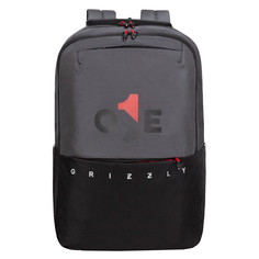 Рюкзак для мальчиков Grizzly RU-437-4 черный, серый