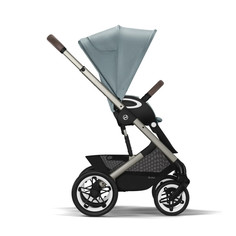 Коляска детская Cybex Talos S Lux, Sky Blue, c накидкой и дождевиком