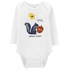 Боди детское CARTERS 1227633 белый 86 Carters
