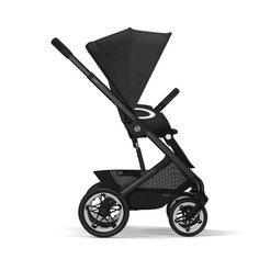 Коляска детская Cybex Talos S Lux, Moon Black, c накидкой и дождевиком