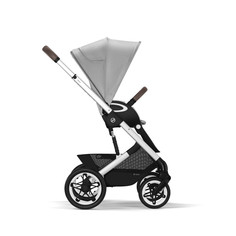 Коляска детская Cybex Talos S Lux, Lava Grey, c накидкой и дождевиком