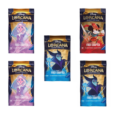 Настольная игра Disney Lorcana TCG: 5 бустеров издания The First Chapter англ