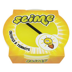 Слайм лизун Волшебный мир Slime Mega желтый светится в темноте 300г 10шт