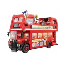 Конструктор CADA Лондонский винтажный туристический автобус, 1770 деталей