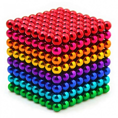 Магнитная головоломка Magnetic Cube Цветной Нано, 512 шариков, 3 мм
