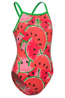 Юниорский купальник спортивный антихлор Nera Junior PBT H9 Красный,XXL Mad Wave