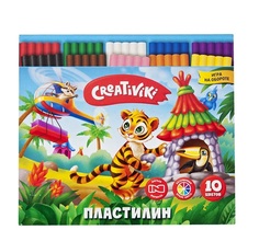Пластилин Creativiki10цв. У178016
