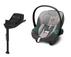 Автокресло Cybex Aton S2 i-Size с isofix базой One i-Size, Lava Grey