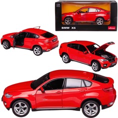 Машина Rastar 1:24 BMW X6 красный 41500R