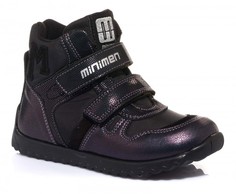 Ботинки Minimen 2277_25, фиолетовый-черный, 25
