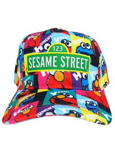 Бейсболка детская StarFriend Улица Сезам Sesame Street, разноцветный, 60