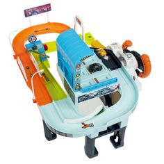 Игровой набор Гараж-парковка Мультипарк со звуком Bondibon подарок ребенку